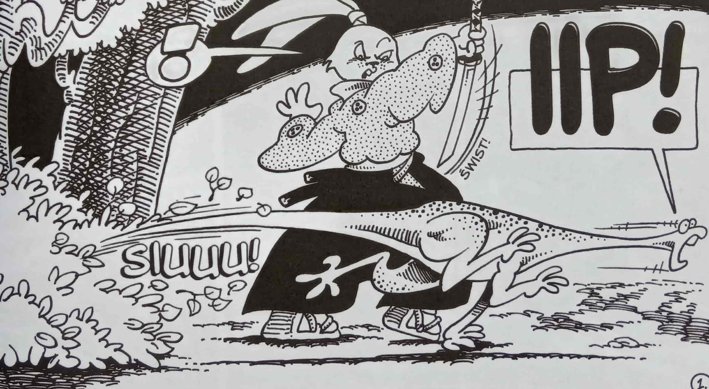 Usagi Yojimbo: Początek księga 2 przykładowy rysunek
