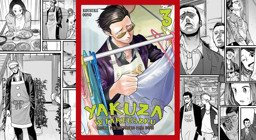 Yakuza w fartuszku #3 - recenzja mangi