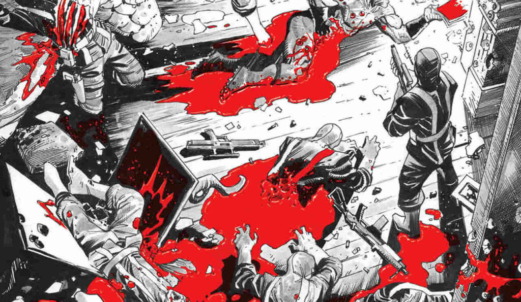 Wolverine czerń, biel i krew - rysunek 1