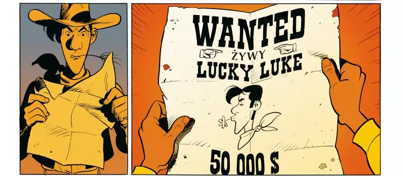 Wanted Lucky Luke - rysunek 1