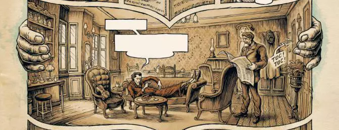 W głowie Sherlocka Holmesa tom 1 recenzja komiksu - grafika 1