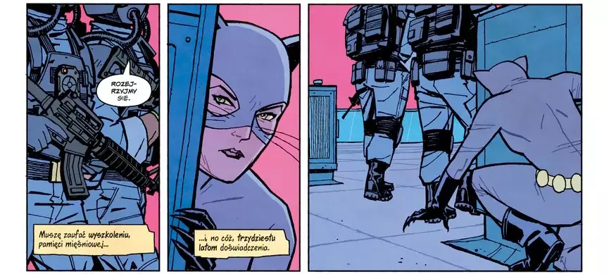 Catwoman: Samotne miasto recenzja komiksu - przykładowy rysunek.