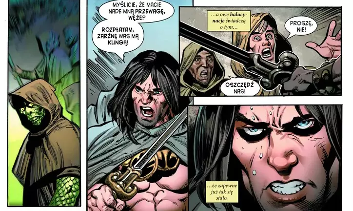 Conan: Wojna węży recenzja komiksu - przykładowy rysunek