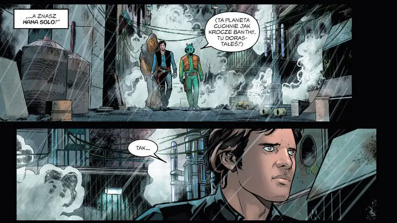 Star Wars: Han Solo i Chewbacca tom 1 recenzja komiksu - przykładowy rysunek.