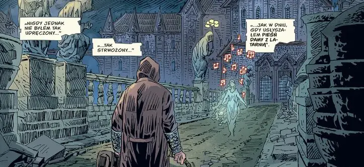 Bloodborne tom 3: Dama z latarnią recenzja - przykładowy rysunek..