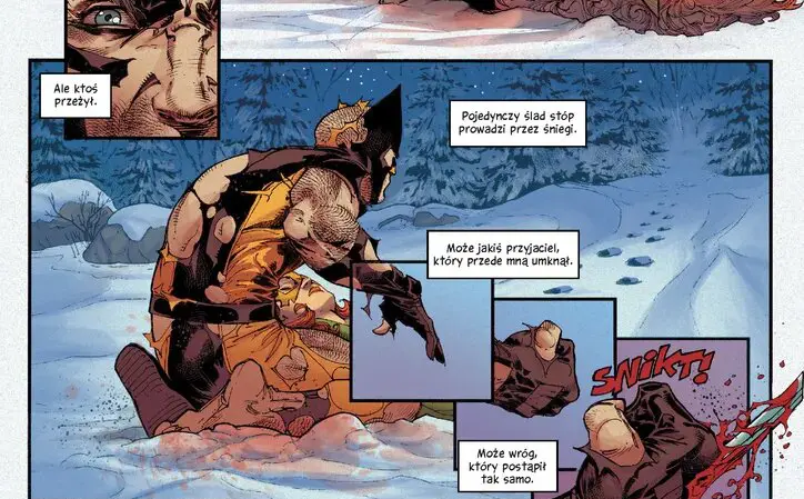 Świt X: Wolverine recenzja - przykładowy rysunek.
