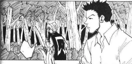 Hunter X Hunter tom 4 - przykładowy rysunek.