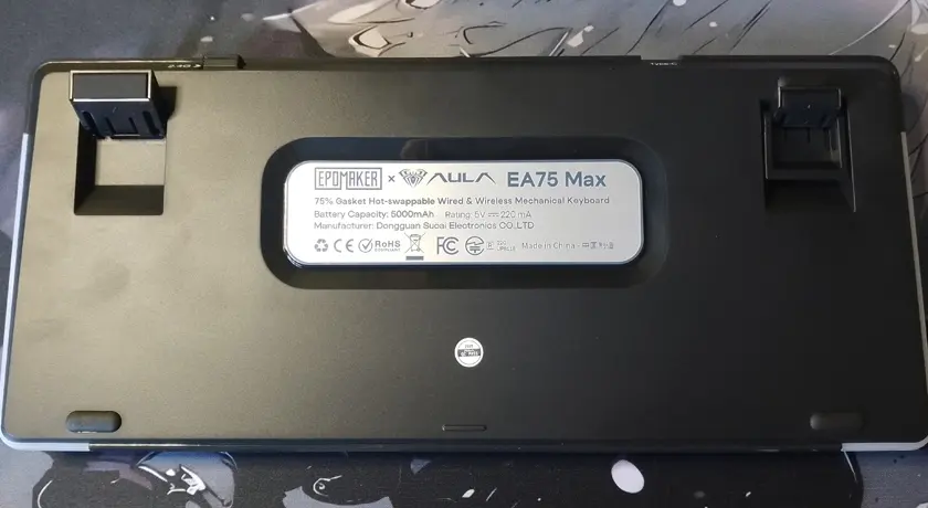 Epomaker x Aula EA75 Max - wygląd tył.