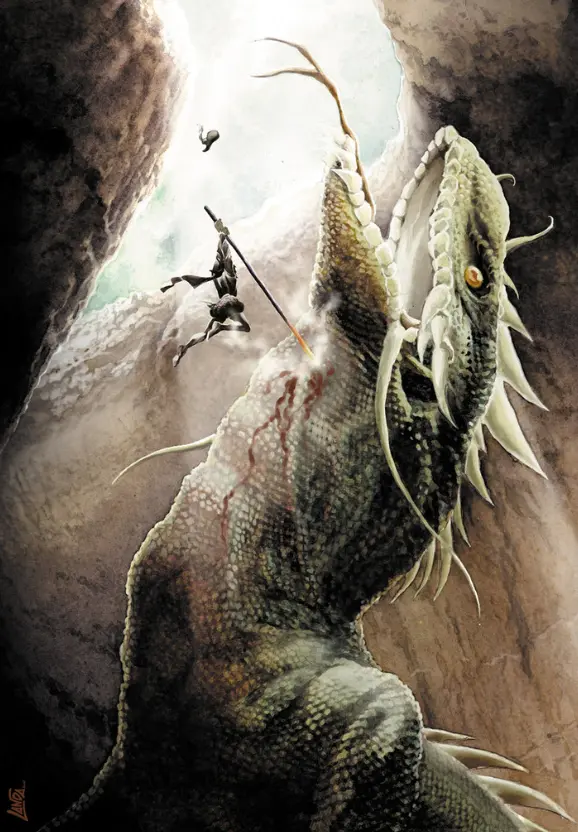 Legendy Kraju Basków - rysunek