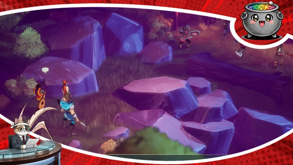 Zjawiskowa sceneria z gry Calame, obiecującego taktycznego RPG, w którym gracze otrzymają unikalną możliwość manipulacji rzeczywistością na PC oraz konsolach.