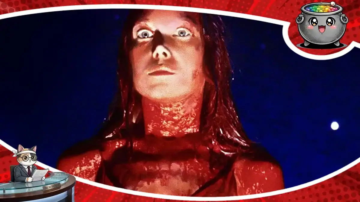 Heather Graham w krwawej scenie z serialu Carrie Mike’a Flanagana. Przerażający i sugestywny kadr oddający mroczny klimat nowej ekranizacji Kinga.