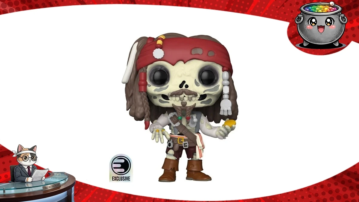 Limitowana edycja figurki Funko Pop przedstawiająca Jack Sparrow w wersji szkieletu to obowiązkowy element w kolekcji każdego fana serii Piraci z Karaibów.