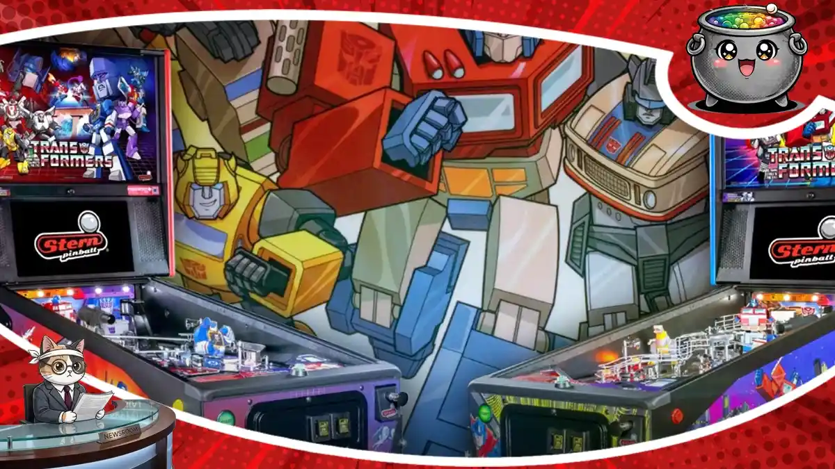 Nowa maszyna do gry w pinball inspirowana kultową marką Transformers, zaprezentowana przez firmę Stern.