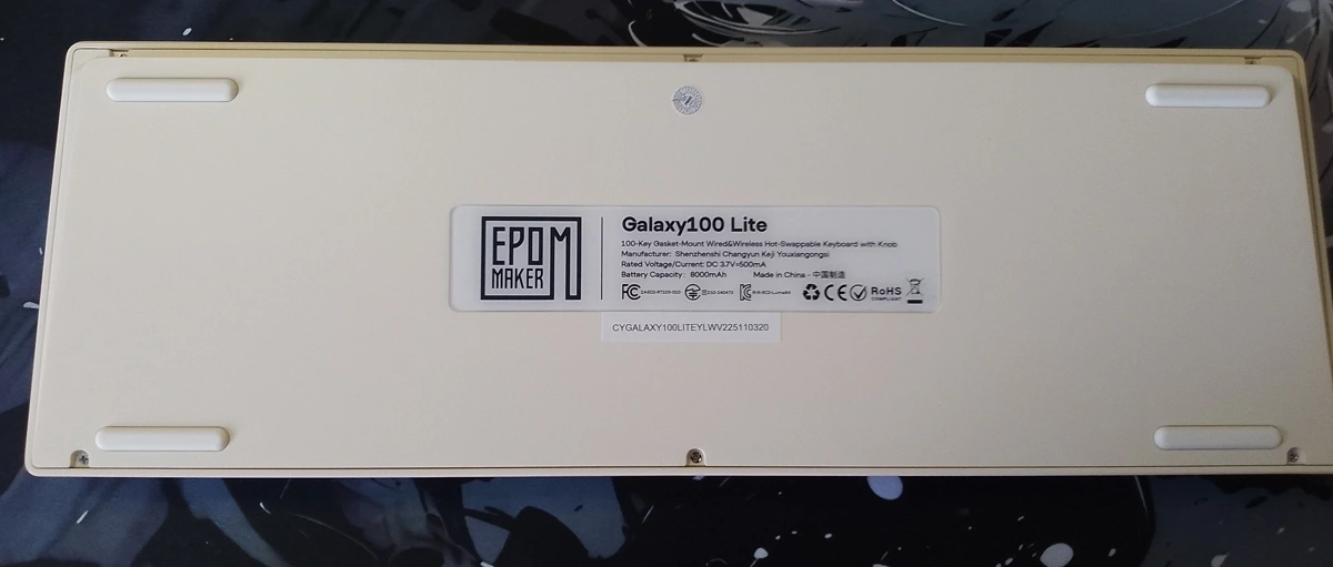 Epomaker Galaxy100 Lite obudowa tył.