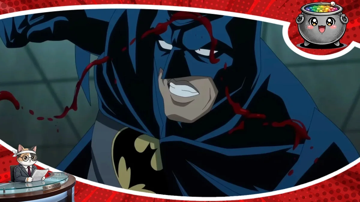 Brutalny kadr zapowiada animację Batman: Knightfall Part 1, mroczną produkcję DC z kategorią wiekową R, która trafi do sprzedaży już wkrótce.