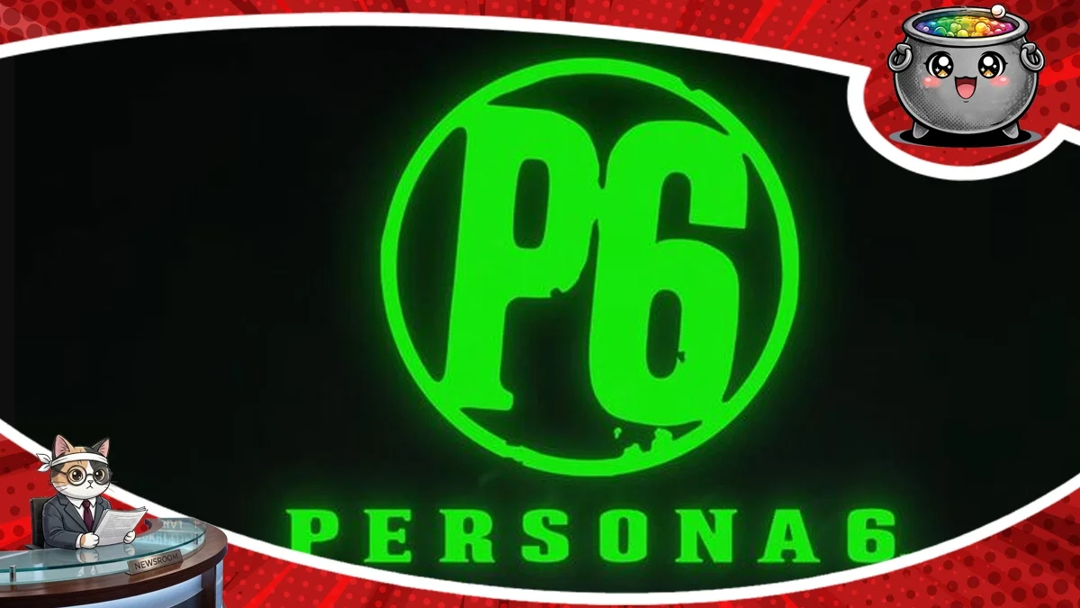 Oficjalne logo gry Persona 6 z charakterystyczną zieloną kolorystyką, zaprezentowane na zwiastunie podczas Xbox Games Showcase 2026,