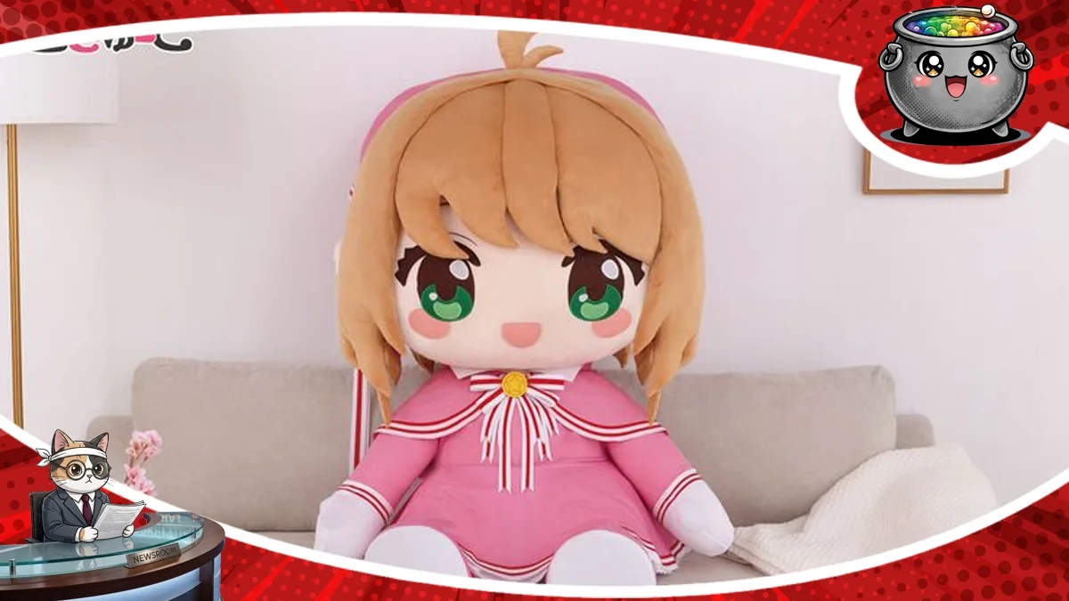 Gigantyczny pluszak przedstawiający Sakurę Kinomoto to idealny prezent dla fanów serii Cardcaptor Sakura, który w wielkim stylu powraca na rynek.