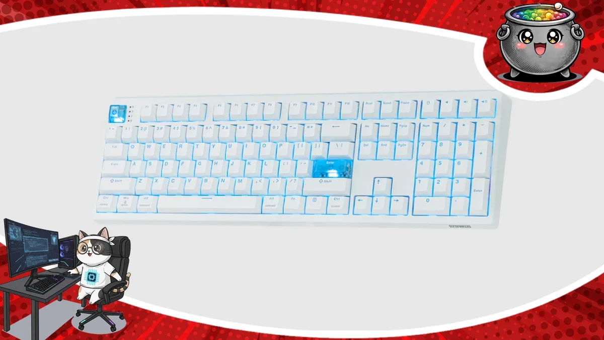 Epomaker HE108 - test klawiatury pełnowymiarowej z Hall Effect
