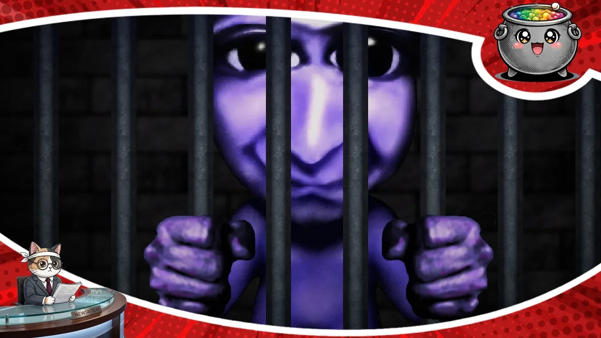 Groźny, fioletowy potwór z kultowej gry horror RPG Ao Oni 2, za kratami w zapowiedzi wersji na konsole Nintendo Switch oraz platformę PC Steam.