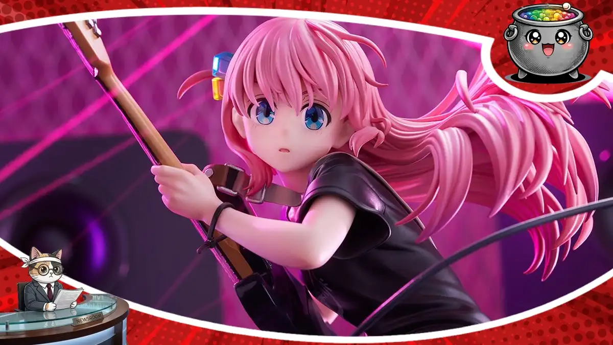Szczegółowa figurka kolekcjonerska Gotō Hitori z serii Bocchi the Rock! przedstawiająca bohaterkę w dynamicznej wersji Live, która zachwyca precyzją wykonania.