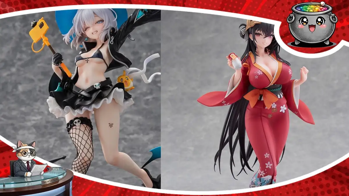 Szczegółowe figurki kolekcjonerskie z popularnych uniwersów anime, w tym Azur Lane, NIKKE i To Love-Ru, trafiające do oficjalnej przedsprzedaży.