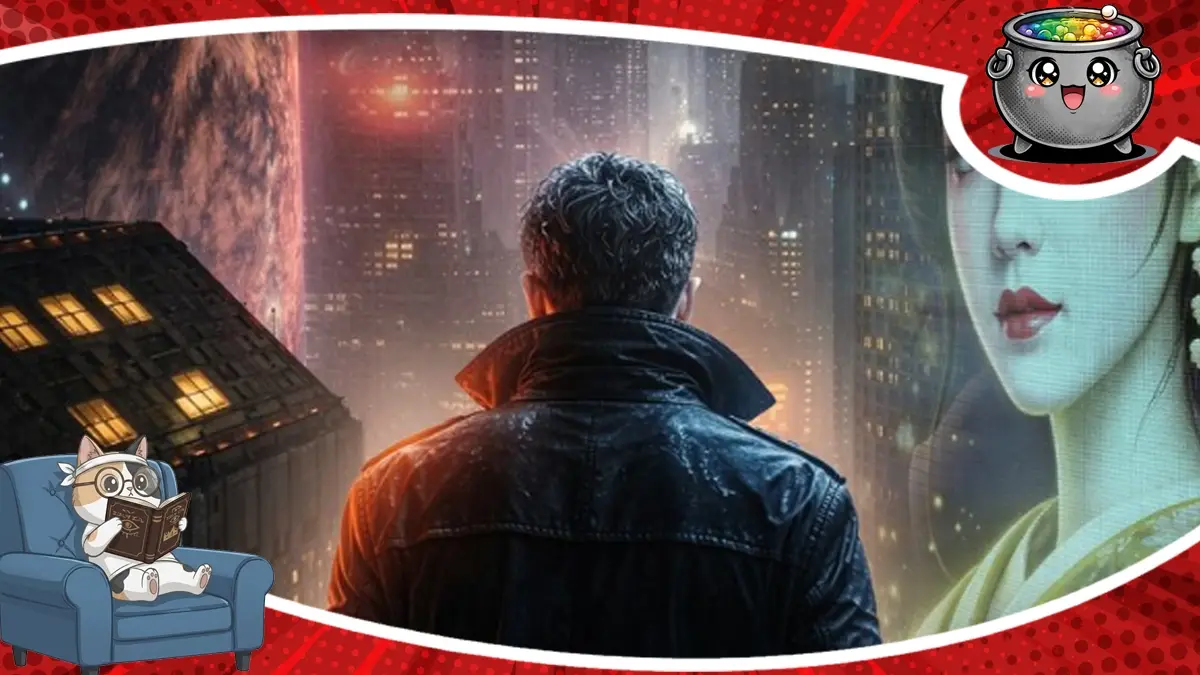 Mroczny klimat cyberpunkowego miasta w recenzji klasyka science-fiction Blade Runner: Czy androidy marzą o elektrycznych owcach? Philipa K. Dicka.