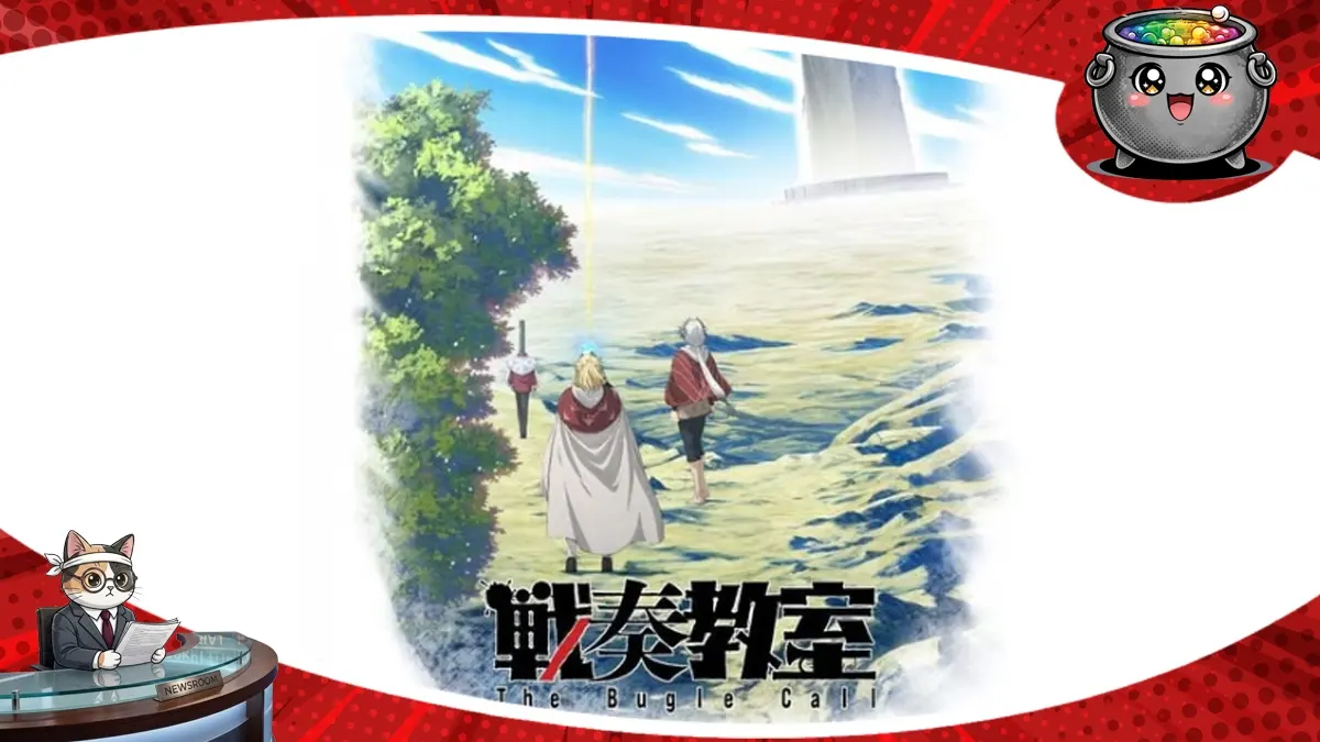 Klimatyczna grafika zapowiada nadchodzącą adaptację anime The Bugle Call: Song of War, obiecującą epicką podróż w świat fantasy.