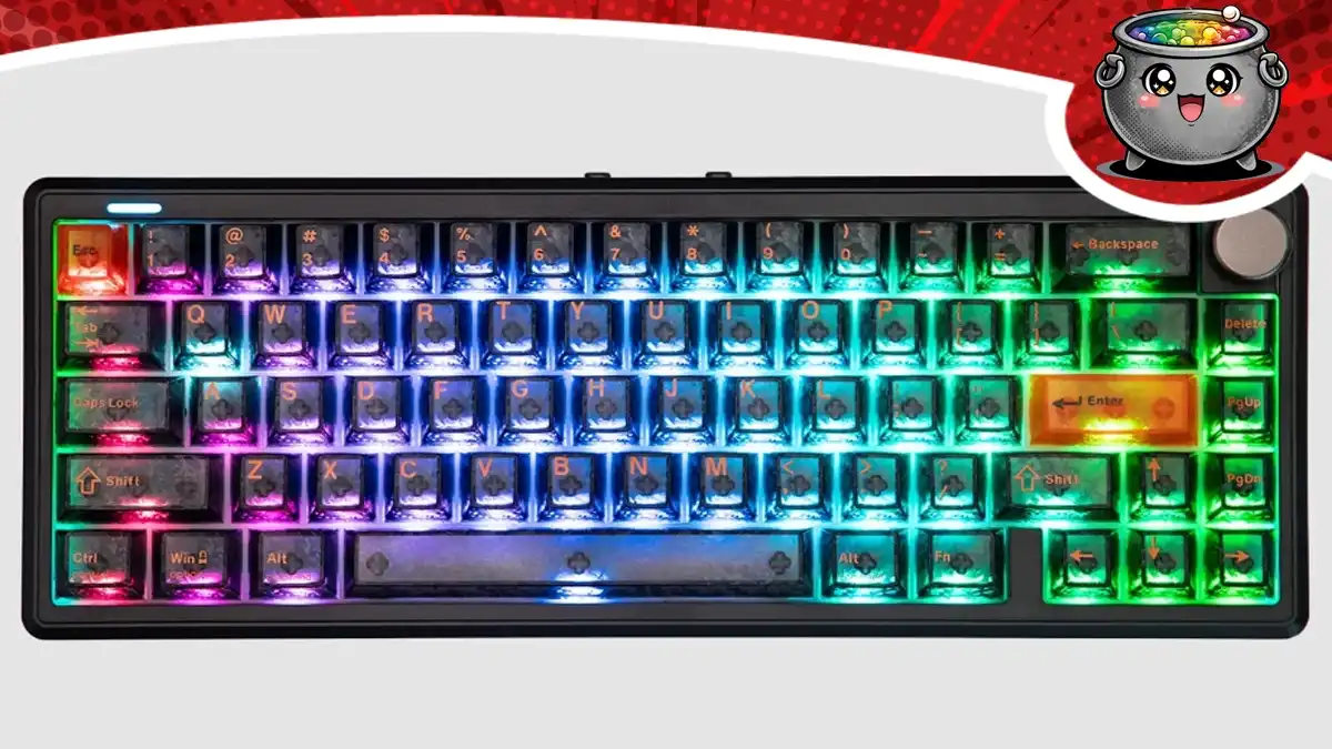 Wygląd klawiatury Epomaker TH65.