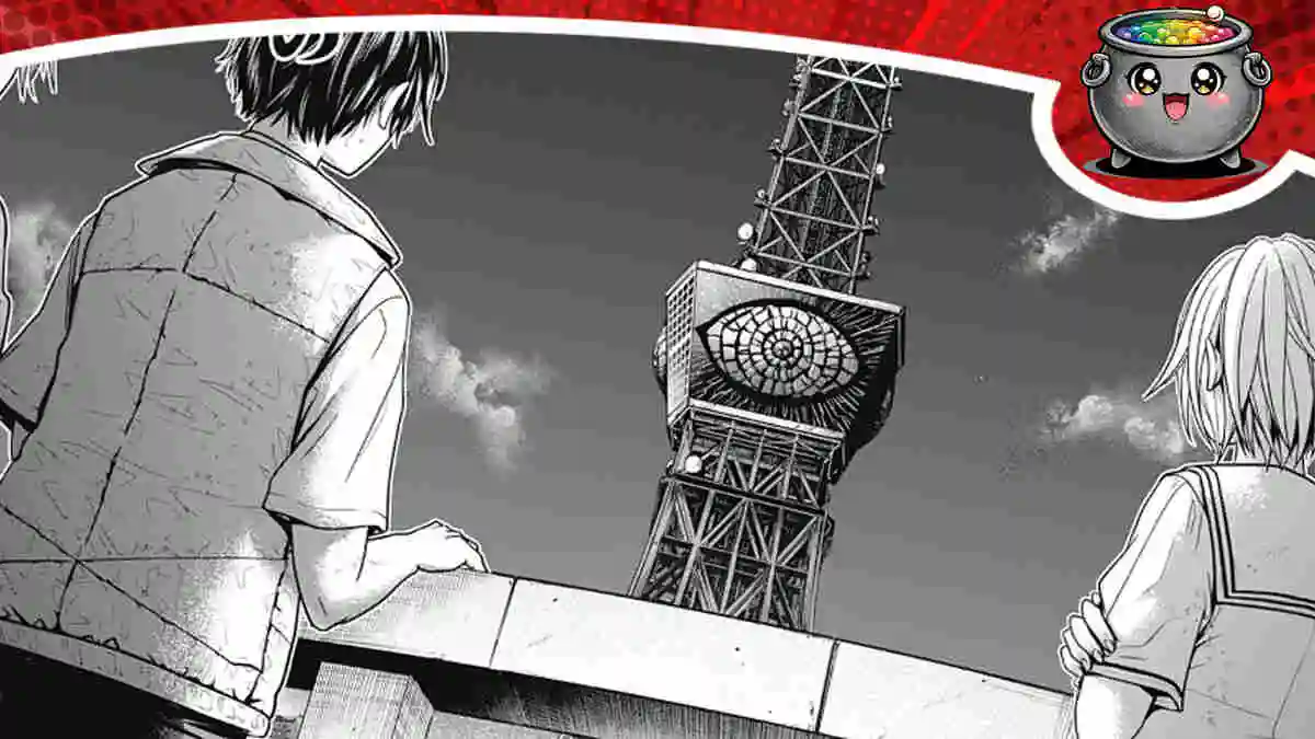 Fragment okładki pierwszego tomu horrorowej mangowej serii Podziemne Tokio.