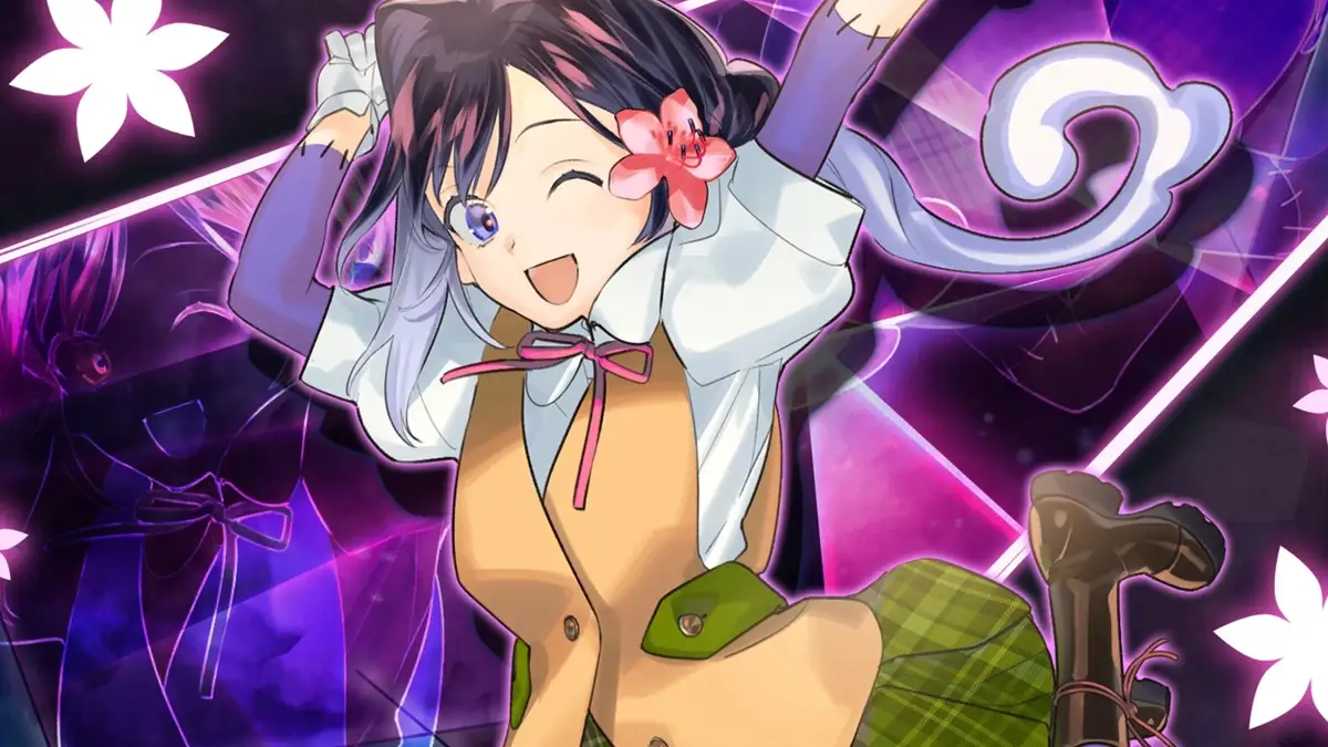 Uśmiechnięta postać anime w grze Zombie Police: Midsummer Unhappy New Year na PC i Switch, zapowiadającej nietypowe śledztwo z datą premiery.