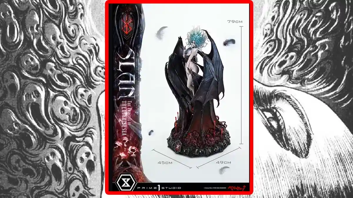 Monumentalna figurka Slan z mangi Berserk stworzona przez Prime 1 Studio. Nowe kolekcjonerskie dzieło zachwyca detalami, wymiarami i wysoką ceną.