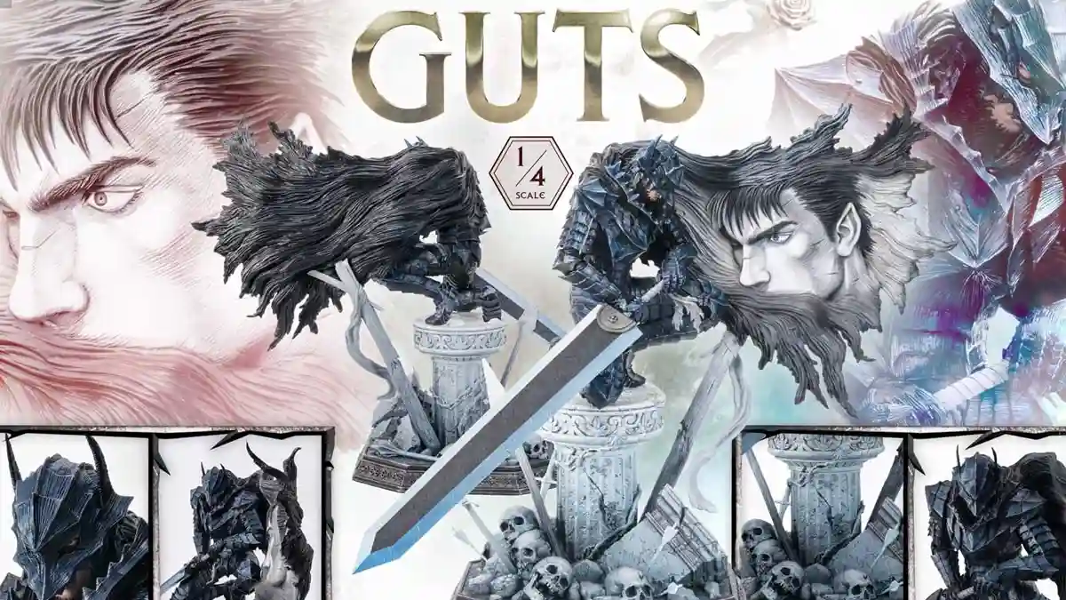 Kolekcjonerska statua Gutsa w skali 1/4 od Prime 1 Studio. Nowe figurki z Berserka przedstawiające Gutsa i Griffitha zachwycają detalami.