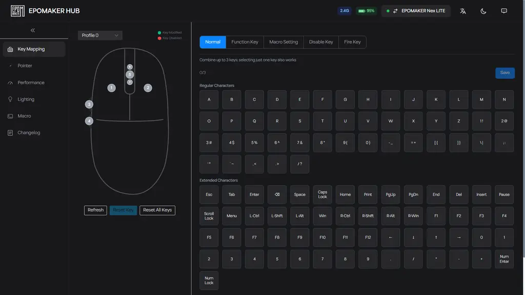 Oprogramowanie Epomaker NEX Lite Mouse