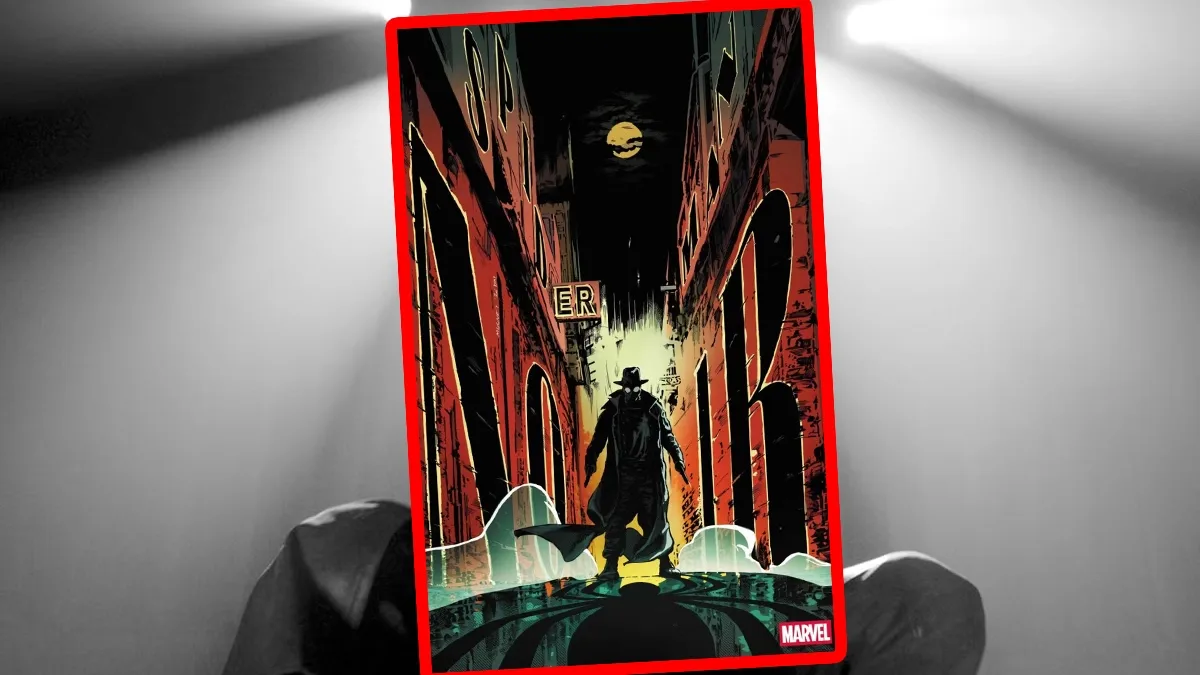 Mroczna okładka komiksu Spider-Man: Noir w klimatycznej stylistyce lat 30. XX wieku. Seria powróci w 2027 roku, a w pierwszym zeszycie pojawi się Venom.
