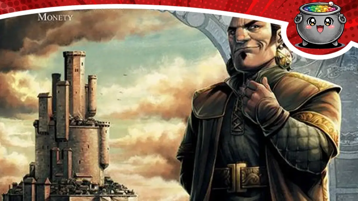 Krasnolud na tle potężnej twierdzy fantasy w grafice z serii Świat Akwilonu. Recenzja 12 tomu komiksu Krasnoludy ocenia nową historię i oprawę wizualną.